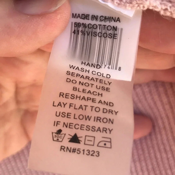 Vince Camuto Pink Crew Neck Sweater - Picture 5 of 7